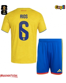 Columbia Richard Rios #6 Echipament de Fotbal Replică Mondial 2026 Copii Acasa (+ Șorturi)
